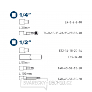 Klíče zástrčné a nástrčné TORX, sada 32ks, 4700020 Náhľad