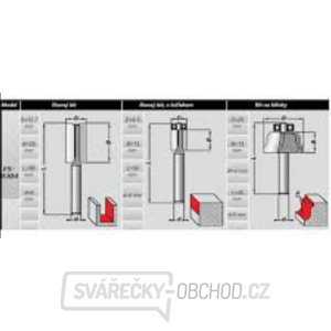 Set drážkovací, zarovnávací, klasický profil frézka gallery main image