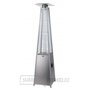 MEVA - zahradní topidlo Pyramida nerez. s regulátorem a hadicí gallery main image