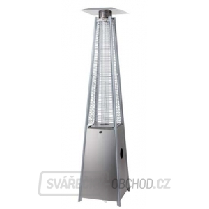 MEVA - zahradní topidlo Pyramida nerez. s regulátorem a hadicí gallery main image