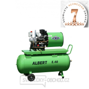 Šroubový kompresor Atmos Albert E.40 + vzdušník + sušička+ Řízená klapka s doběhem gallery main image