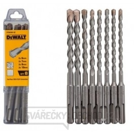 DT60300 sada vrtáků SDS-plus 8ks DeWALT gallery main image