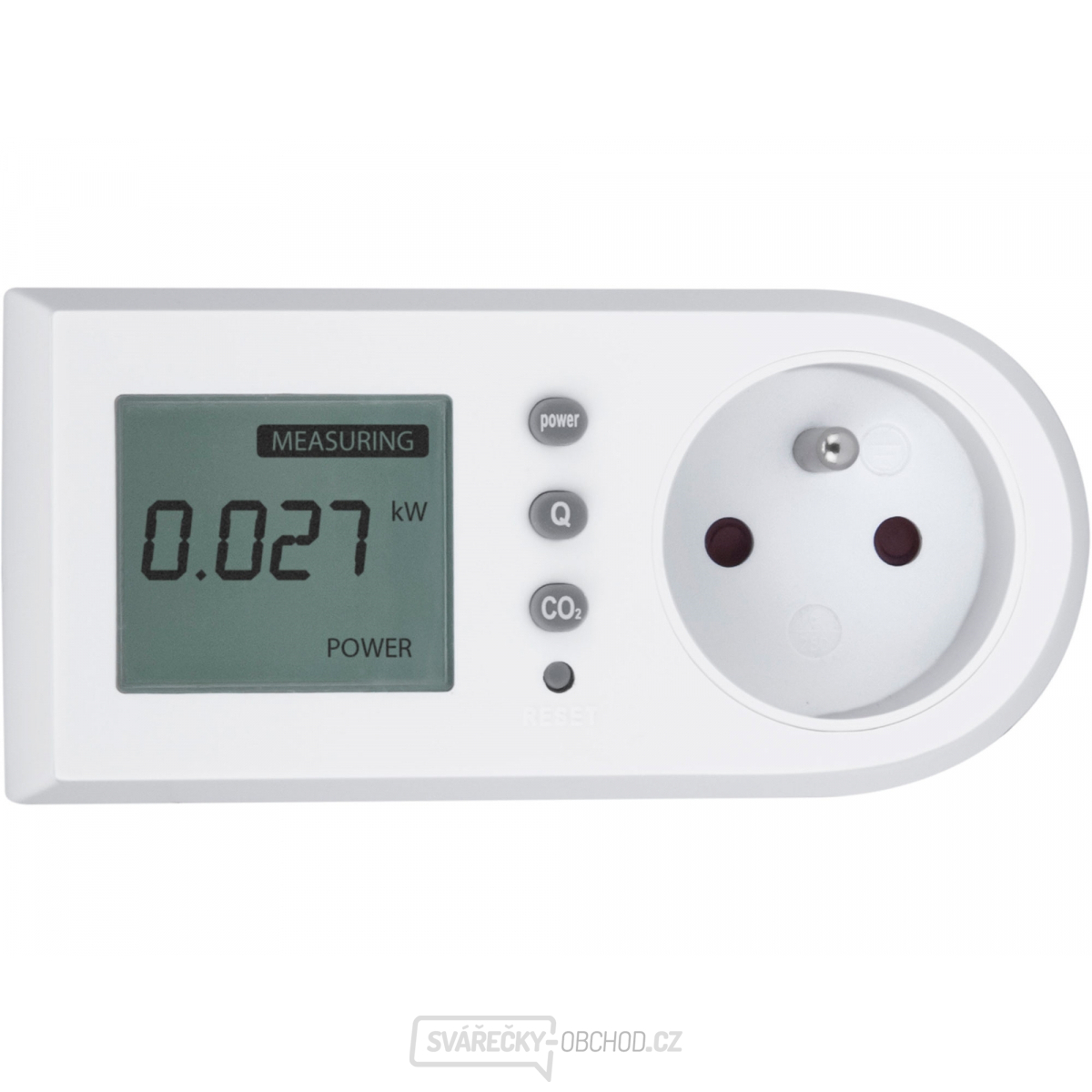 Měřič spotřeby el. energie - wattmetr, kW, kWh, CO2