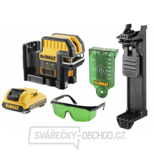 DCE0825D1G Aku křížový a pětibodový laser, 10.8 V, 2,0 Ah, zelený paprsek, 20-50 m, DeWALT + kufr gallery main image