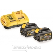 DCB118T2 - Nabíjačka + 2x baterie 18/54V 6Ah DeWALT FLEXVOLT gallery main image