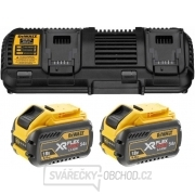 DCB132X2 - Dvojitá nabíjačka + 2x aku 18V 9,0 Ah DeWALT FLEXVOLT gallery main image