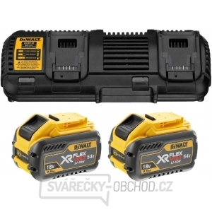 DCB132X2 - Dvojitá nabíječka + 2x aku 18V 9,0 Ah DeWALT FLEXVOLT gallery main image