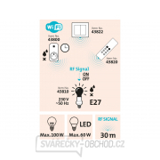 Objímka na žárovku dálkově ovládaná, rozšiřující sada, max. 60W žárovka, E27, dosah 30m - 2 ks Náhľad