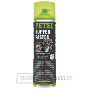 Mazivo s obsahem mědi ve spreji - PETEC Kupferpasten spray gallery main image
