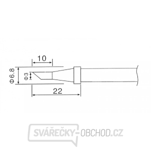 Hrot C1-3 pro pájky ZD-30C, ZD-99, ZD-8906, ZD-8906L Hrot C1-3 pro pájky ZD-30C, ZD-99, ZD-8906, ZD-8906L