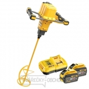 Akumulátorový mixér Dewalt DCD240X2 s dvoma rukoväťami 54V, 2x 9,0Ah 54V Li-Ion DeWALT FLEXVOLT gallery main image