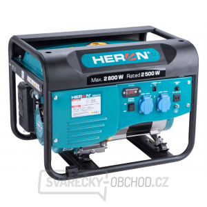 Elektrocentrála benzínová HERON 2,8kW/6,5HP gallery main image