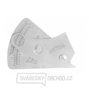 Měrka na svary - 3 stupnice, INOX Měrka na svary - 3 stupnice, INOX