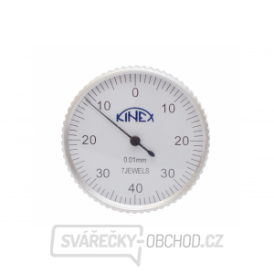 Úchylkoměr páčkový KINEX - vertikální (±0,8)/40mm Úchylkoměr páčkový KINEX - vertikální (±0,8)/40mm