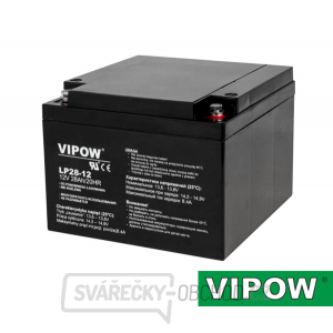 Baterie olověná 12V 28Ah VIPOW gallery main image