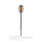 Pochodeň LED s plamenem, 79cm, solární nabíjení, 35lm Náhled