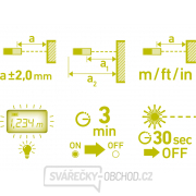 Meter laserový digitálny 40M, 0,15-40m Náhľad