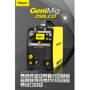 Svářečka pro MIG/MMA GeniMIg 250 LCD 4,3 + svařovací kabely gallery main image