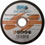 Rezný kotúč na kov 125x1,6x22mm MAGG SPEED gallery main image