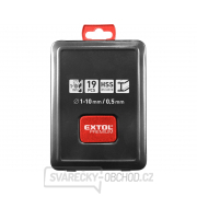 Vrtáky do kovu, sada 19ks, O 1-10mm, HSS Náhled