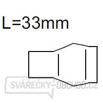 Keramická hubice č. 4 6,4x33 mm (42,0300,0820) gallery main image