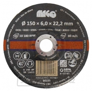 Brusný kotouč na kov 150x6x22,2 mm  gallery main image