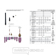 TSR 17V hořák TIG 4m s ventilkem (35-50 konektor) [Obj. kód: TSR00174V] Náhled