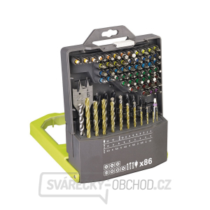 Ryobi RAK86MiXC Sada vrtáků a šroubovacích bitů 86ks Ryobi RAK86MiXC Sada vrtáků a šroubovacích bitů 86ks