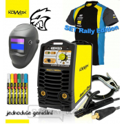 KOWAX® GeniArc® 160 EVO Svářecí invertor MMA/TIG RALLY EDITION SET II - 3m Kabely + Kukla + GenFix + Tričko RALLY Zdarma gallery main image