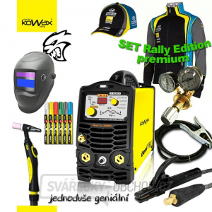 KOWAX GENITIG 200DC SVÁŘECÍ INVERTOR DC TIG/MMA + HOŘÁK + KABELY + VENTIL + KUKLA + MIKINA gallery main image