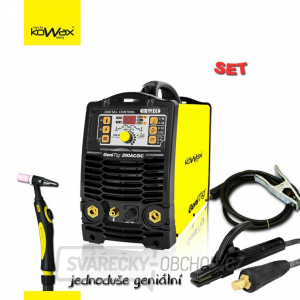 KOWAX GeniTig 200AC/DC HF Svářecí invertor DC TIG/MMA + KABELY+ HOŘÁK gallery main image