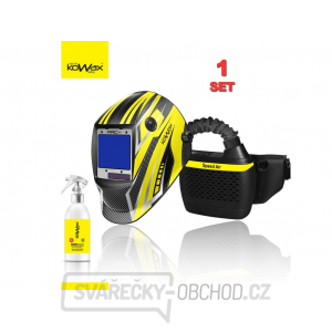 SET Filtračně ventilační jednotka KOWAX Speed Air + kukla KWXSA820ARC++ ZDARMA NanoCleaner  gallery main image