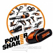 WX820.9 - Aku multifunkční  bruska Li-Ion 20V, 5v1 - bez akumulátoru - PowerShare Náhled