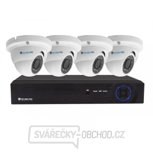 Kamerový systém SECURIA PRO NVR4CHV2-W DOME gallery main image