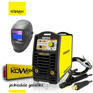 KOWAX® GeniArc®140 Svař. invertor MMA/TIG, set 03a + 3m kabely + kukla + elektrody 2,5mm/2,5kg gallery main image