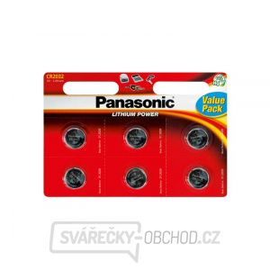 Baterie CR2032 PANASONIC lithiová 6BP gallery main image