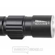 Svítilna 150lm, zoom, USB nabíjení, XPE 3W LED Náhled