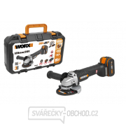 Aku úhlová bruska 125mm WORX Orange WX812, 20V, 1x4.0Ah - Powershare Náhled