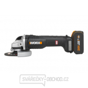 Aku úhlová bruska 125mm WORX Orange WX812, 20V, 1x4.0Ah - Powershare Náhled