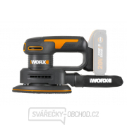 Aku vibračná brúska WORX Orange WX822.9 - 20V - bez akumulátora - Powershare Náhľad