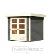 Dřevěný domek KARIBU ASKOLA 2 (82901) tm. šedý gallery main image
