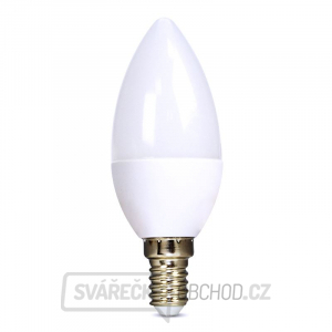 Solight LED žárovka, svíčka, 6W, E14, 6000K, 510lm gallery main image
