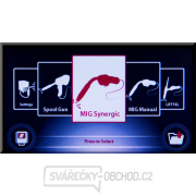 Invertor MAKIN 200 Multi MIG LCD PFC + Hořák 4m + Kukla + láhev + vozík + ventil + drát + sep. sprej + kabely Náhled