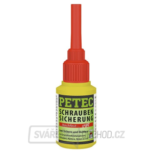Přípravek pro fixaci šroubů - vysoká pevnost - PETEC Schraubensicherung Hochfest 10 g gallery main image