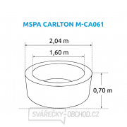 Bazén vírivý MSPA Carlton M-CA061 Náhľad
