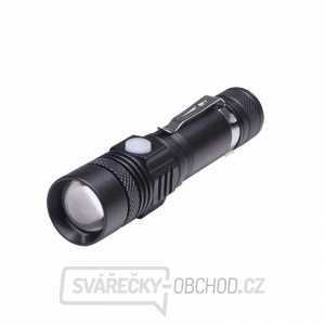 Solight nabíjacie LED svietidlo s cyklo držiakom, 400lm, fokus, Li-Ion, USB gallery main image