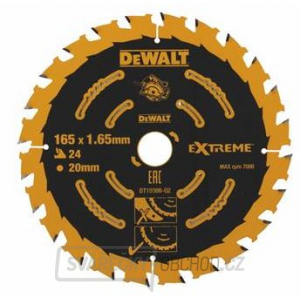 DeWALT DT10300 pílový kotúč EXTREME FLEXVOLT, 165 x 20 mm, 24 zubov gallery main image