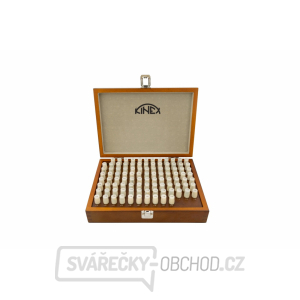 Válečkové měrky ocelové KINEX - sada 7,01-8,0/0,01 mm, 100 ks Válečkové měrky ocelové KINEX - sada 7,01-8,0/0,01 mm, 100 ks