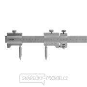Kružidlo ploché s mm dělením a jemným stavěním KINEX 2000/0,1mm, DIN 862 gallery main image