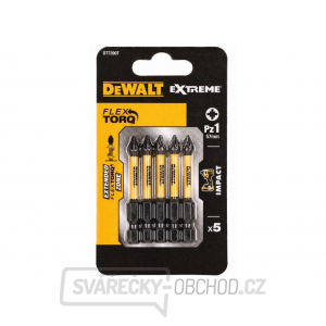 DEWALT BITY PZ1 x 5 KS 57MM IMPACT TORSION EXTREME PRO RÁZOVÉ UTAHOVÁKY DT7390T gallery main image